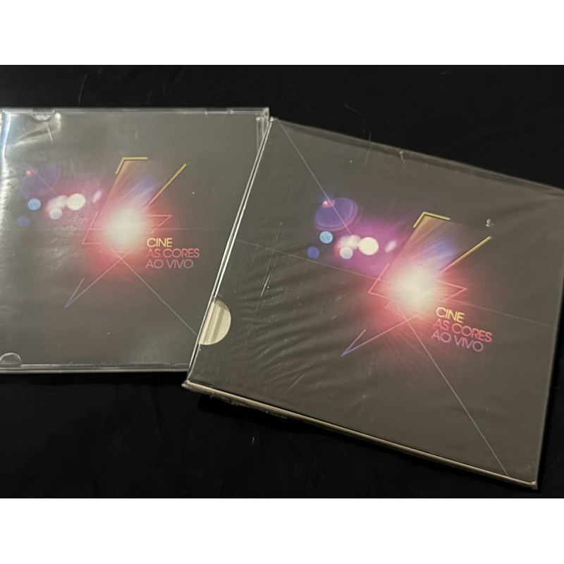 cd banda cine - as cores ao vivo (acrílico + digipack/musicpack)