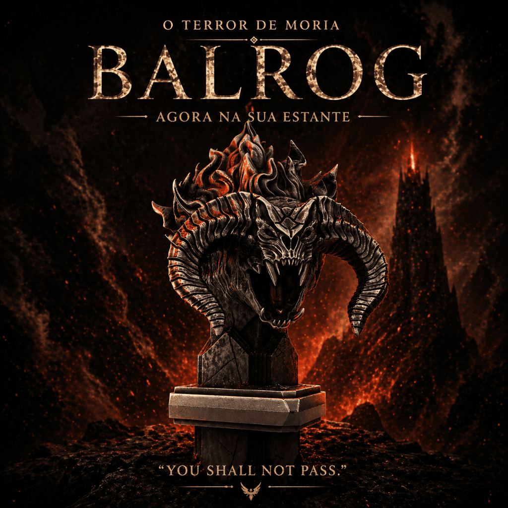 Balrog Senhor dos Anéis Busto Decorativo