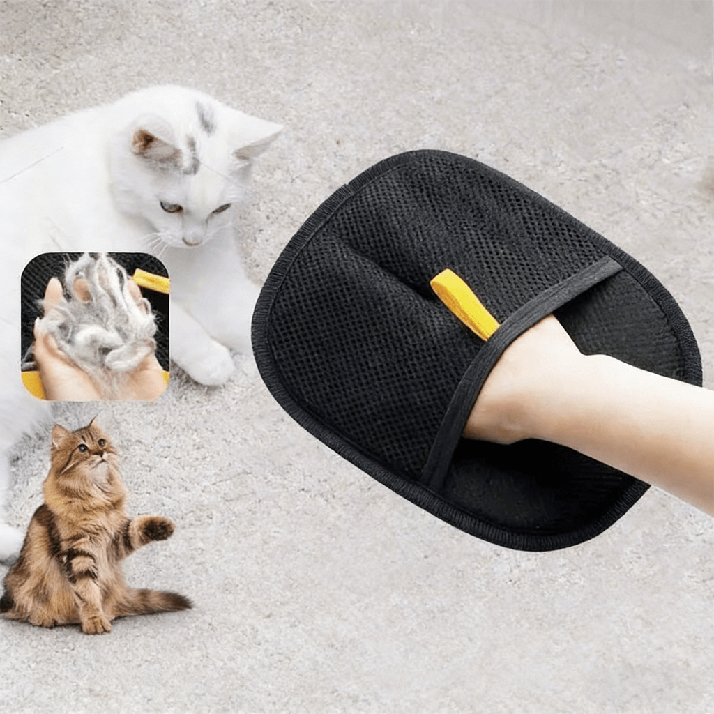 1/2/3/4 PCS luva mágica removedora de pelos pet escova dupla face adesiva limpeza roupas, sofás e camas
