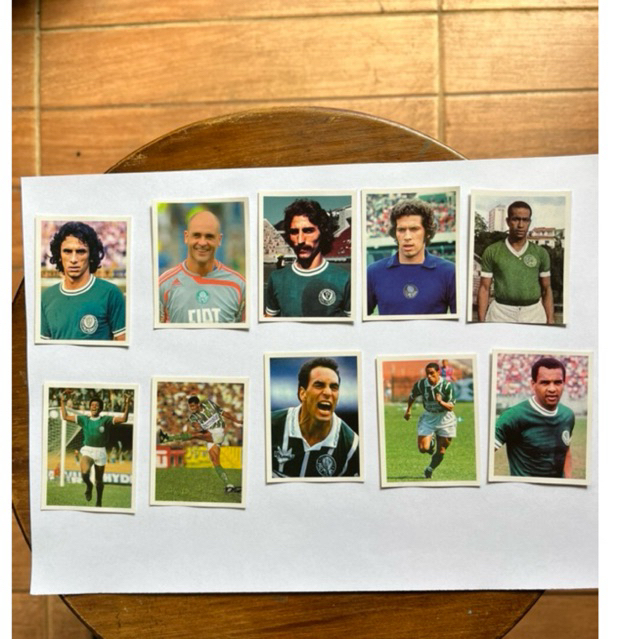 Lote 10 Figurinhas Palmeiras ( Centenário de Glórias )