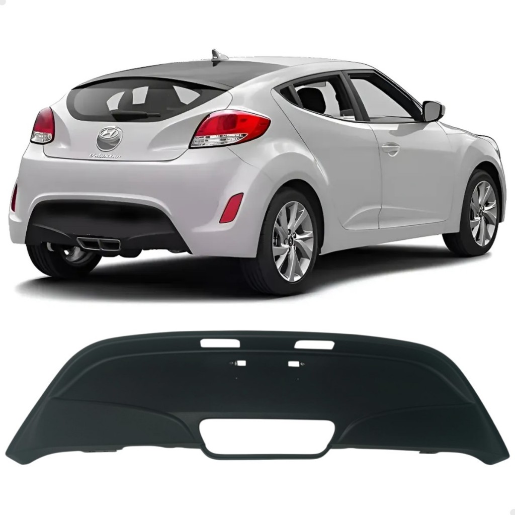 Spoiler Traseiro Suporte Placa Veloster 2011 2012 2013 866122v100