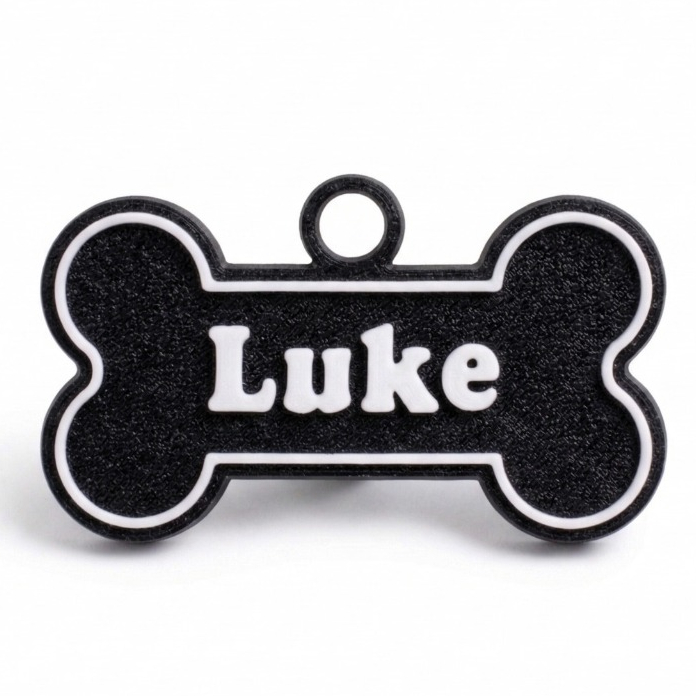 Plaquinha de identificação Personalizada Cachorro Gato Leitor Smart Celular