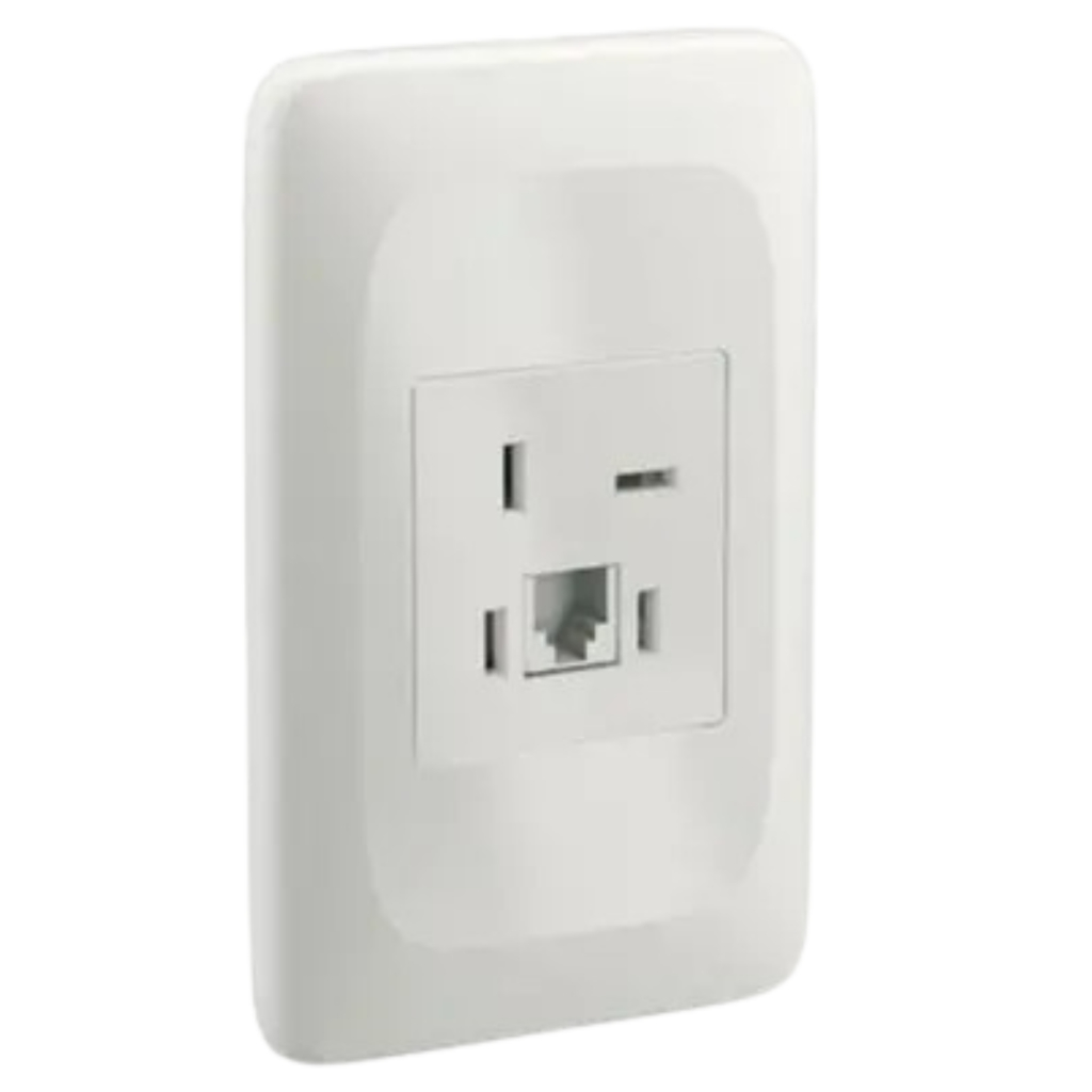 Telebras Rj11 Tomada Telefone Antigo 4x2 Lorenzetti