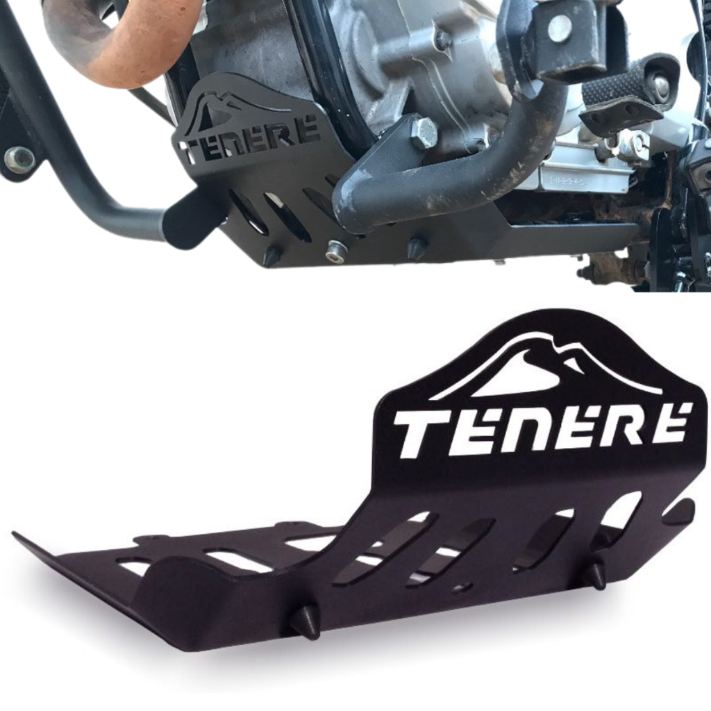 Protetor de Carter Coyote Yamaha XTZ 250 Tenere peitera de aço proteção