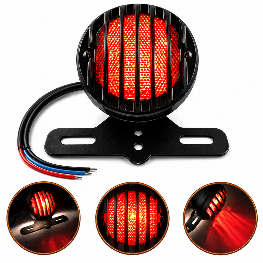 Lanterna Traseira Custom Universal Para moto Honda Suzuki Yamaha Ducati Harley  LED