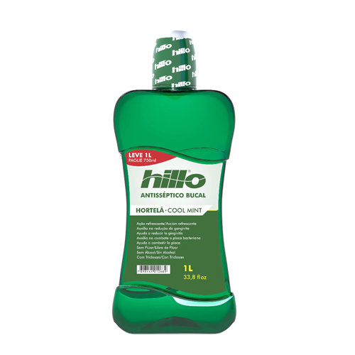 HILLO ANTISSEPTICO HORTELA 1L