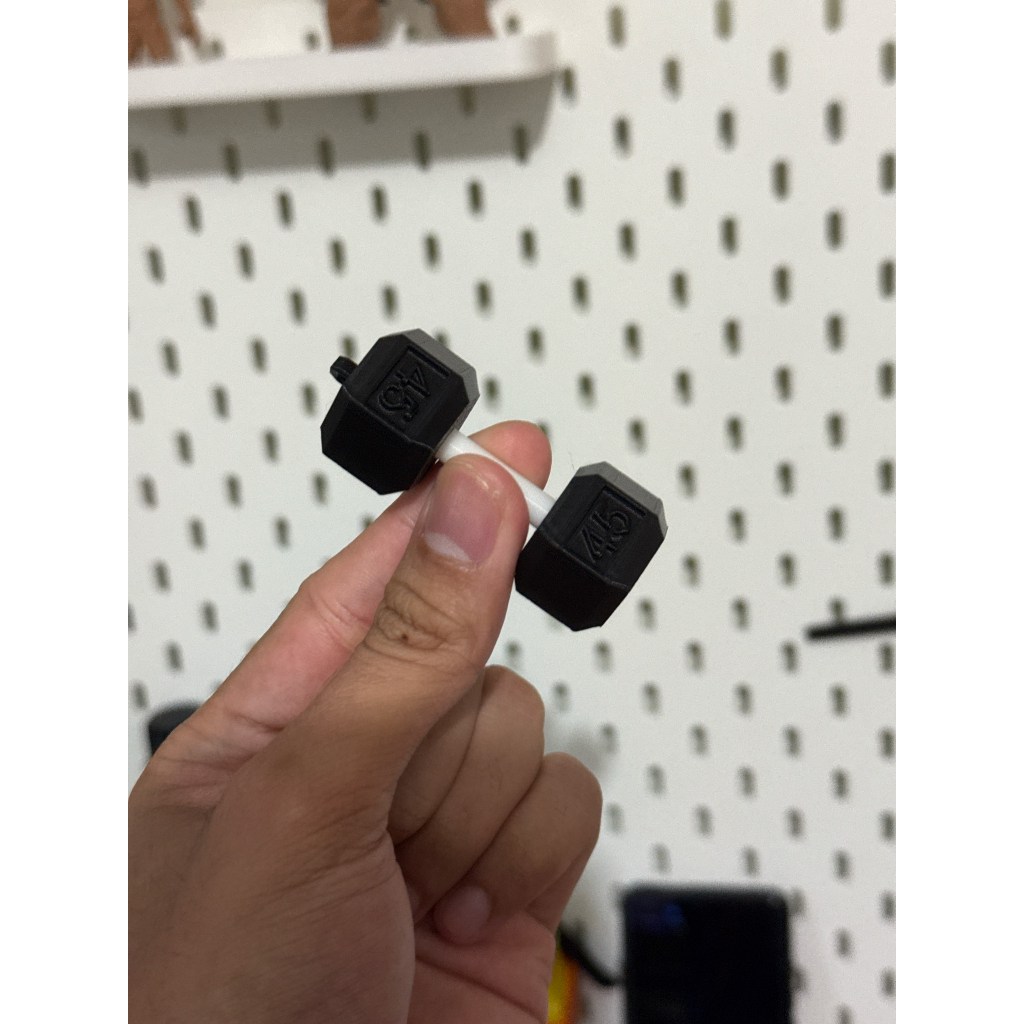 Mini Haltere 45LB, Miniatura, Chaveiro