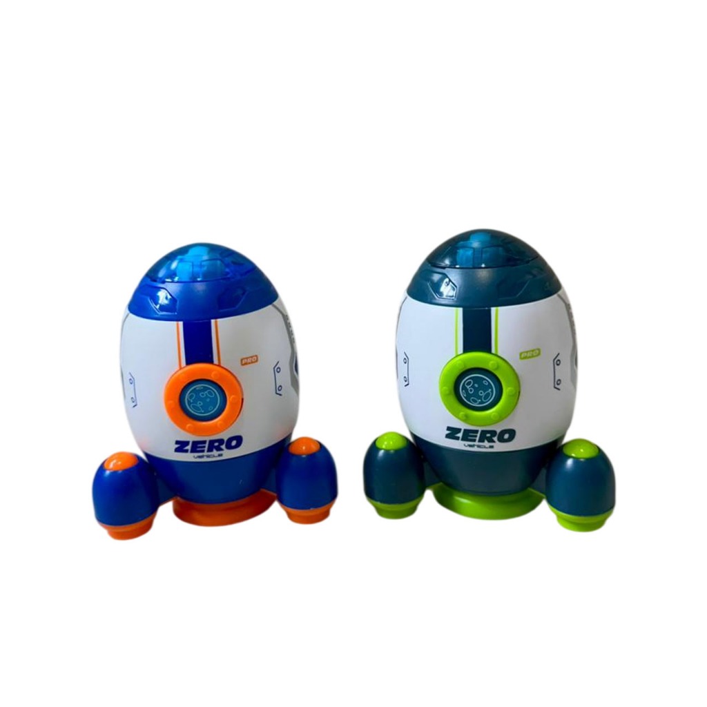 Brinquedo Foguete com Astronauta Cápsula Espacial Carrinho com Fricção Infantil Divertido Presente Crianças