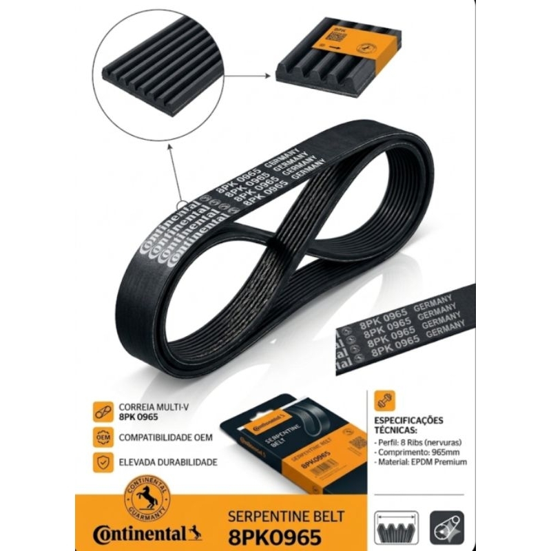 Correia Multi-V Continental 8PK 0965