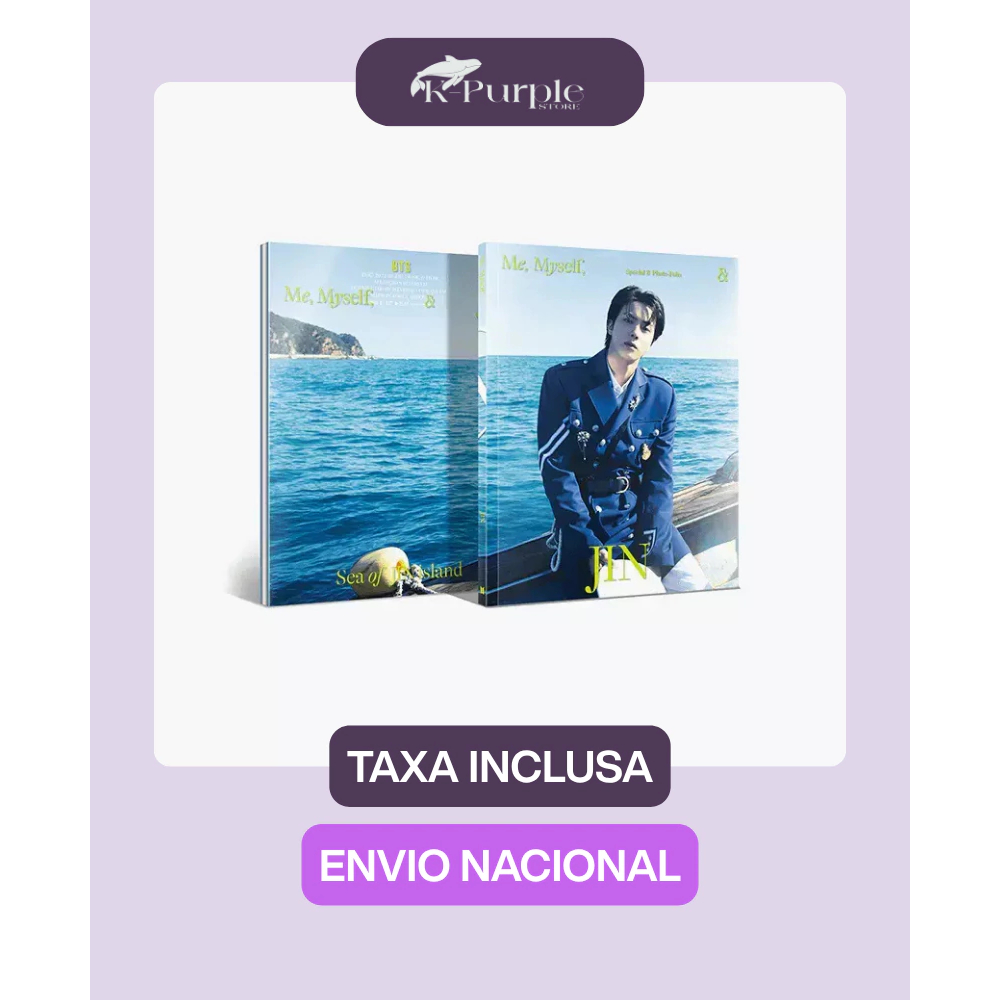 [PRONTA-ENTREGA] Special 8 Photo-Folio Me, Myself, and Jin (BTS) ‘Sea of JIN island’