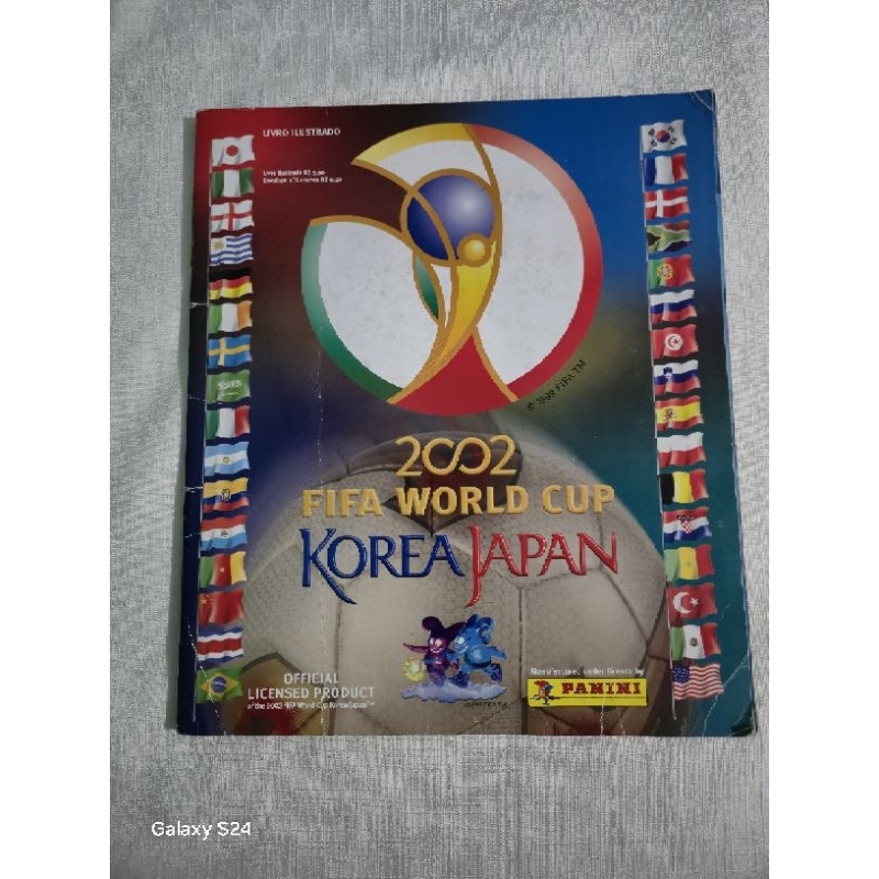 Álbum de figurinhas copa do mundo 2002 - Completo