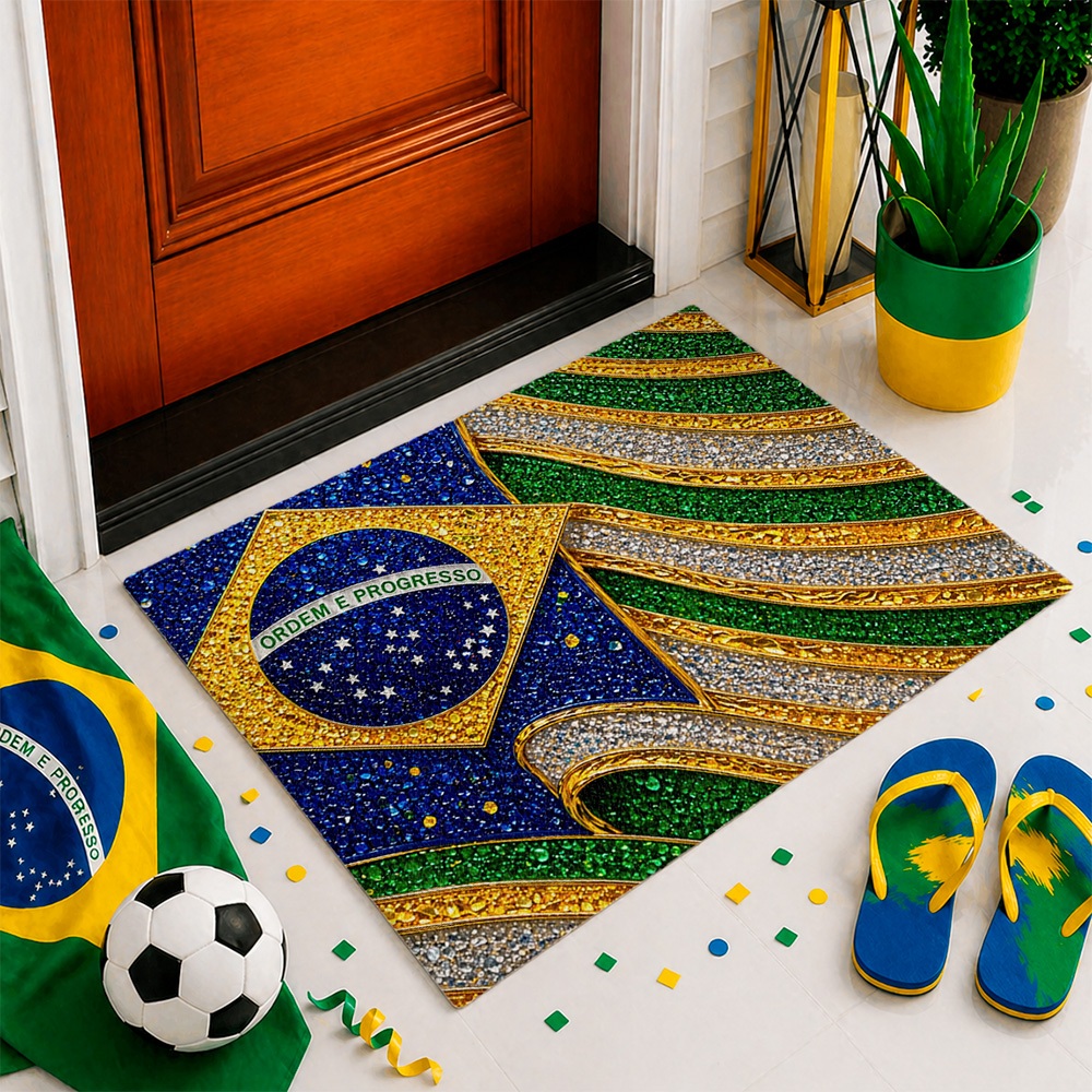 TAPETE CAPACHO PORTA DECORATIVO 40X60 - COPA 2026