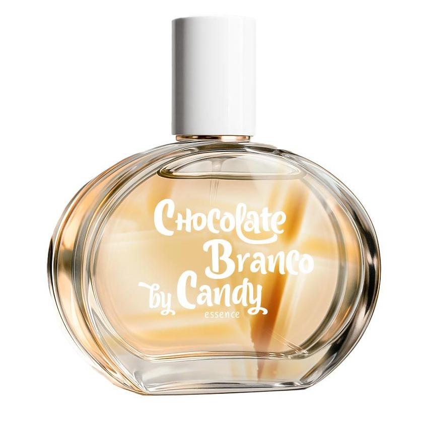 KIT Perfume Unissex Candy Chocolate Branco 100 ml + Perfume de bolso 7 ml