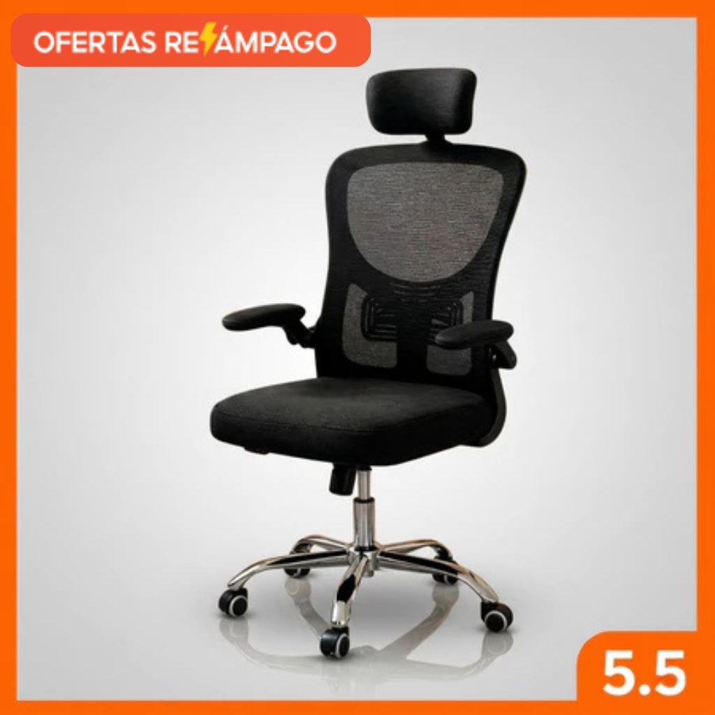 Cadeira Gamer Presidente de Escritório Preta Ergonômica High Premium Office Chair Alta Qualidade