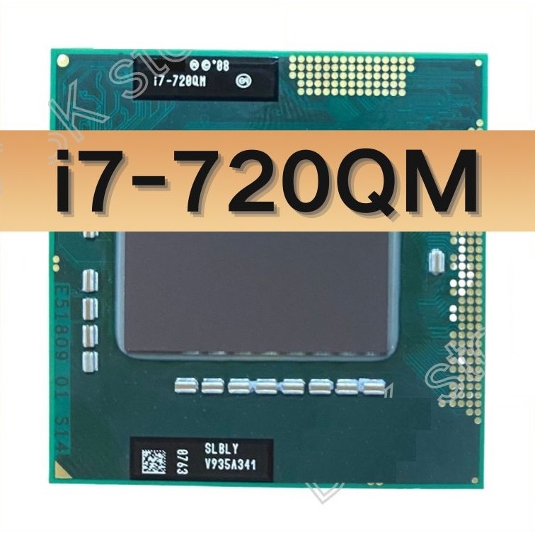 Processador CPU Notebook Intel® Core™ i7-720QM 8 Threads Socket PGA988 (PRECISA DE VIDEO OFFBOARD)