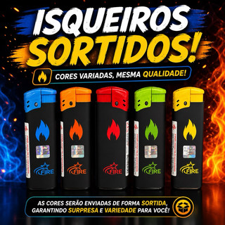 Isqueiro Maçarico Recarregáveis Chama Forte – Compacto, Portátil, Cores Vibrantes
