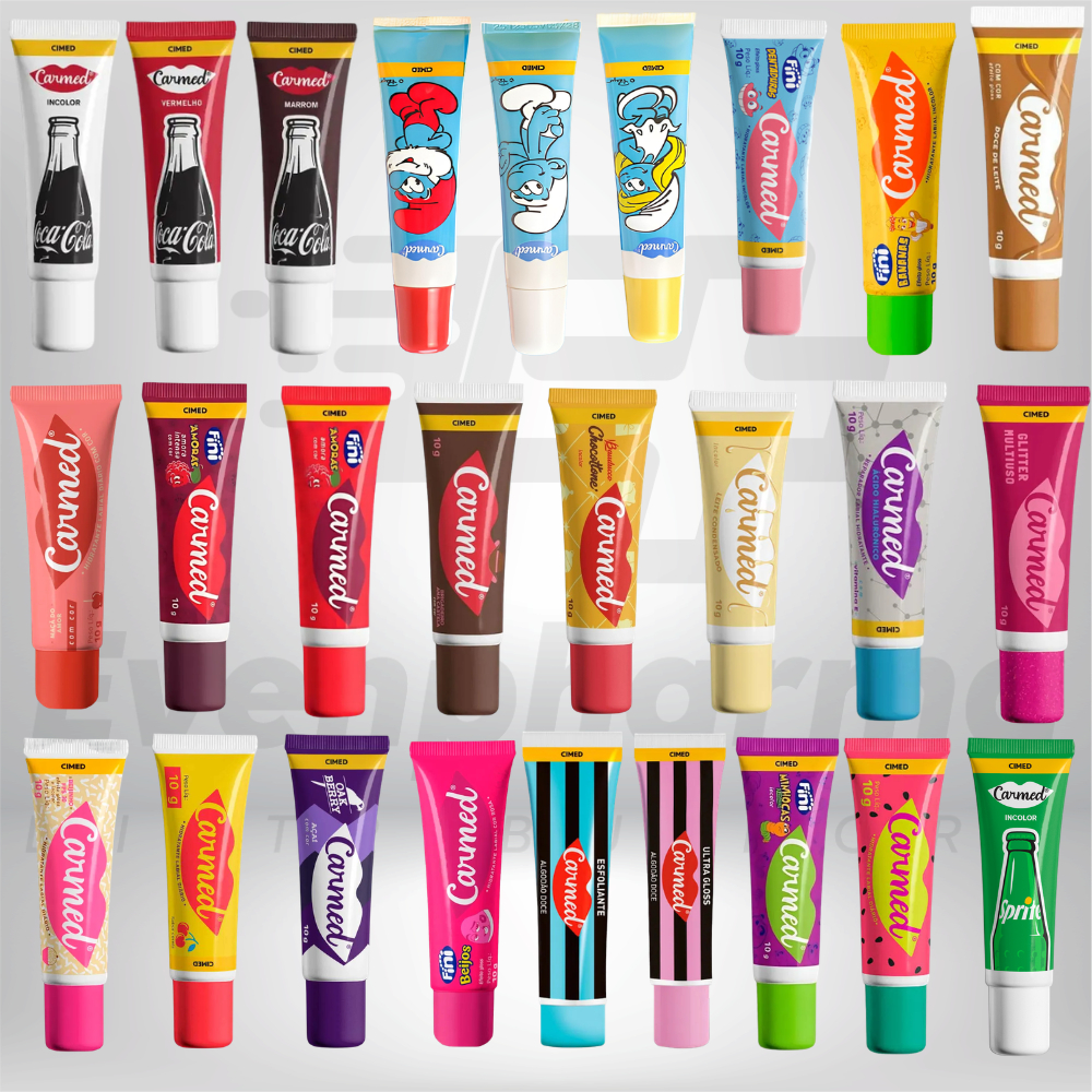 Carmed Hidratante Labial 10g Diversos Sabores e Edições Originais Cimed