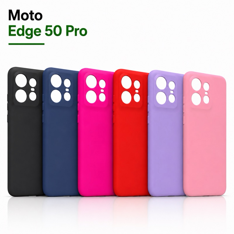 Capa Para Motorola Moto Edge 50 PRO Silicone Aveludada Capinha de Celular