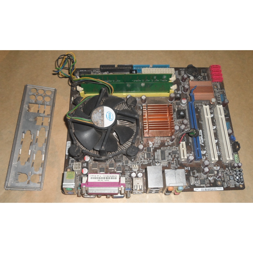 Placa Mae ASUS P5KPL - AM - CKD  + Processador Intel Pentium  2.20 Ghz + 1,5Gb memoria + Espelho + Cooler/Dissipador