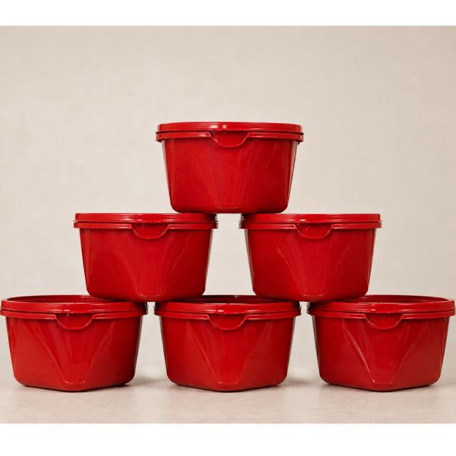 kit com 6 potes 700 ml