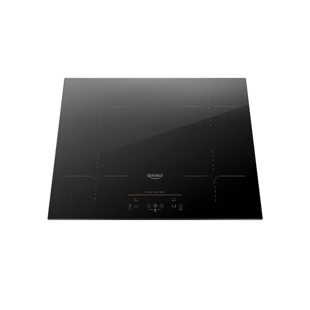 Fogão Cooktop de Indução 4 Bocas Preto com Trava de Segurança Dako Supreme 220V