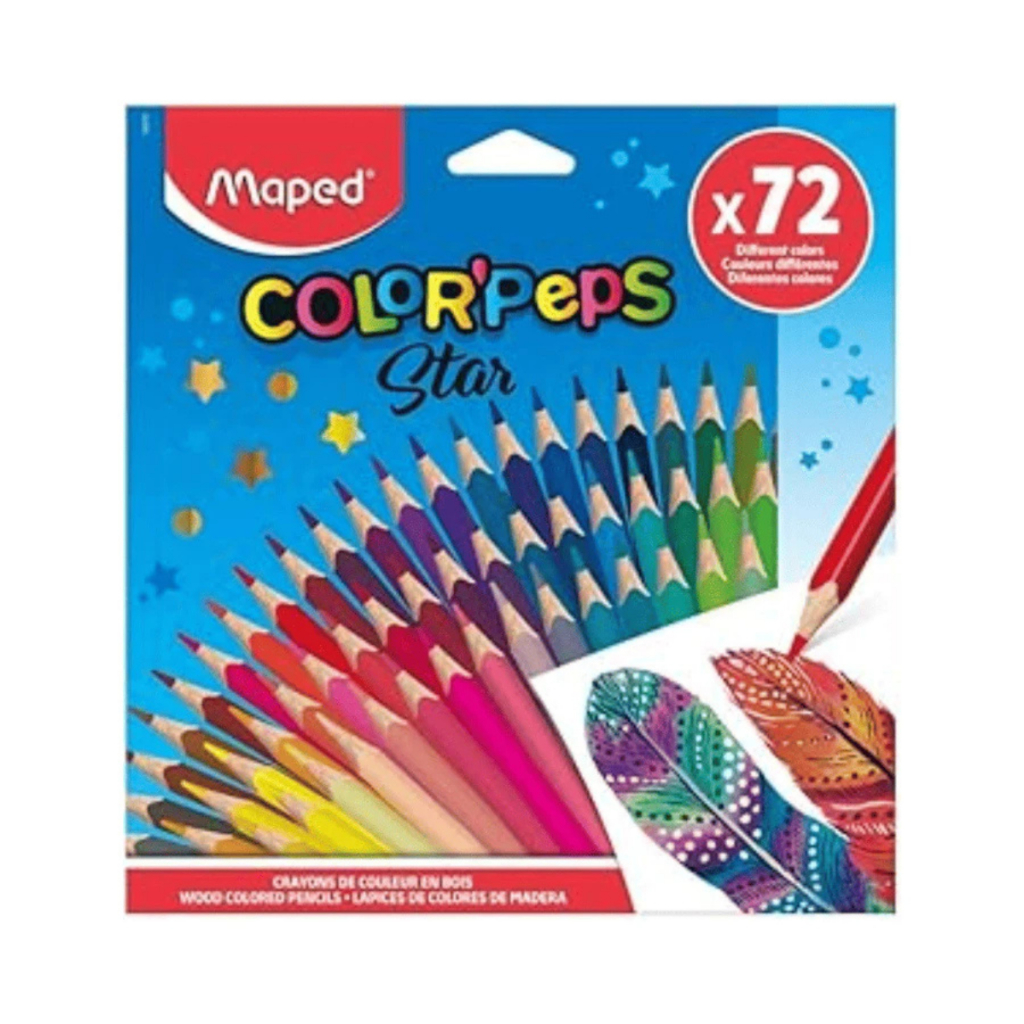 Lápis De Cor Color''peps Star 72 Cores 832072zv - Maped
