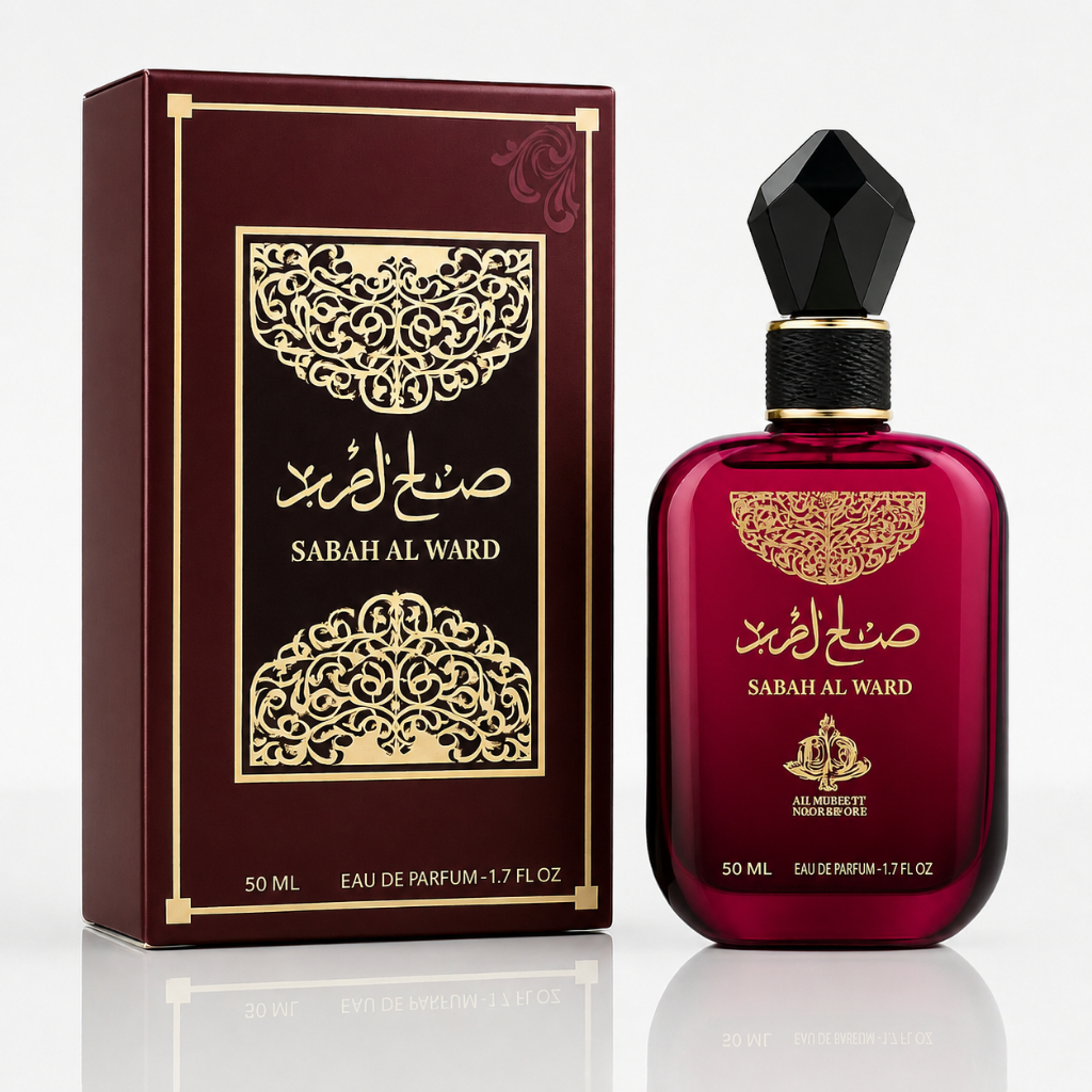 Perfume Árabe Sabah Al Ward Perfume Oriental Feminino Luxo Fragrância Marcante 50 ml