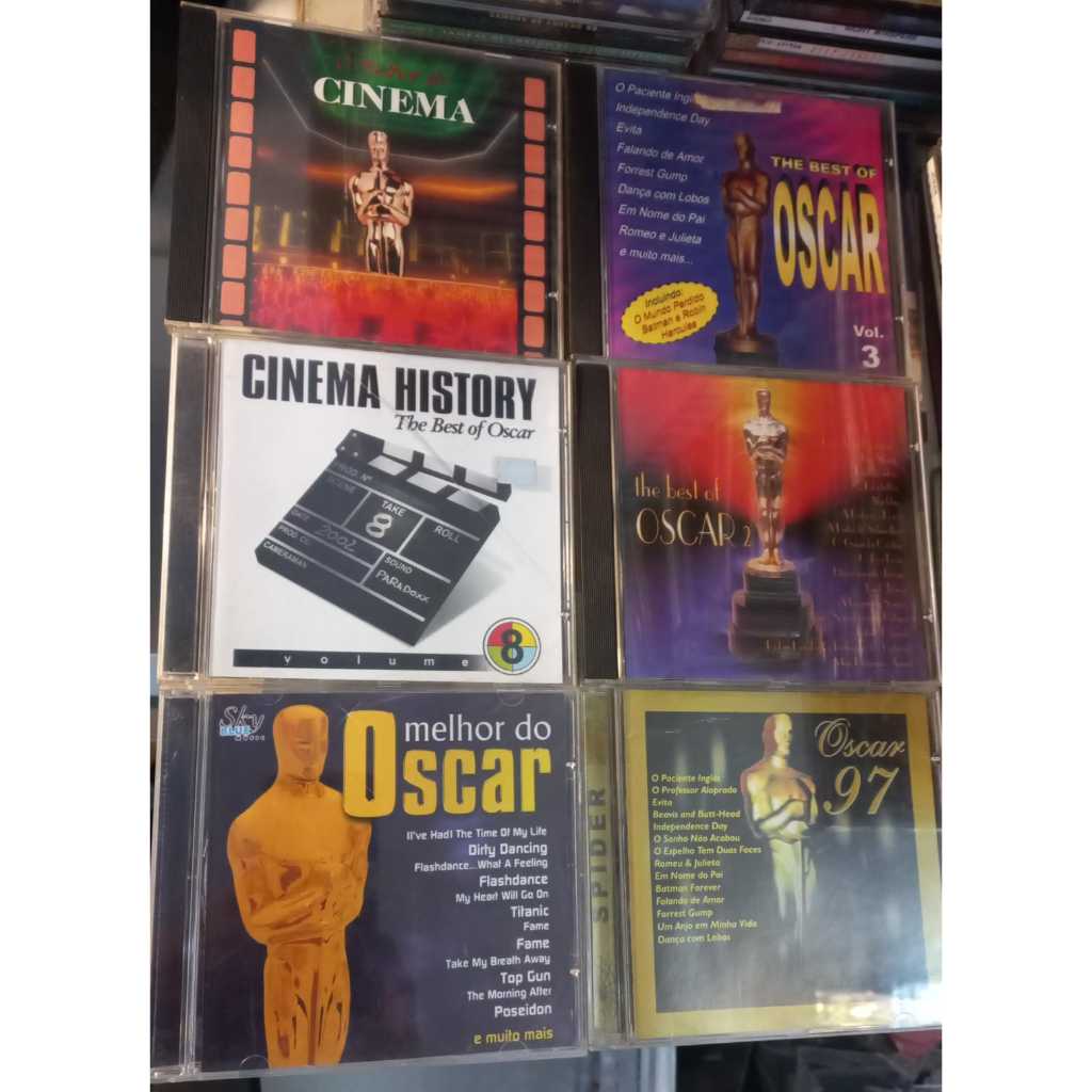 Cd O melhor do oscar - Cinema history The best of oscar filmes 97 mundo perdido Batman e Robin hercules cine sucessos