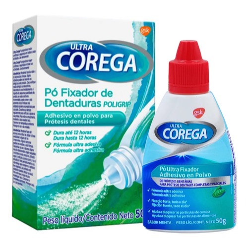 Fixador Dentaduras Ultra Corega Pó 50g 12hrs