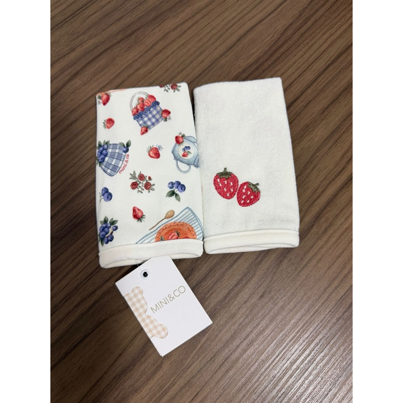 Kit com 2 toalhas de boca Mini&Co