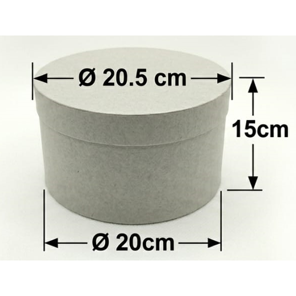 👉 Kit 10  recortes p/ Caixas Redondas 20x15 Papelão Rígido | Corte a Laser | Alta Precisão | Fácil Montagem | Cartonagem