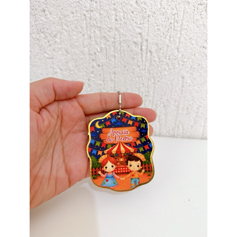 Tag Apliques Personalizados 3D para Lembrancinha | Festa Julina | Etiqueta Festa Infantil Junina | Qualquer Tema