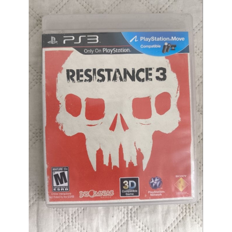 JOGO DE PS3 PLAYSTATION 3 RESISTANCE 3 ORIGINAL