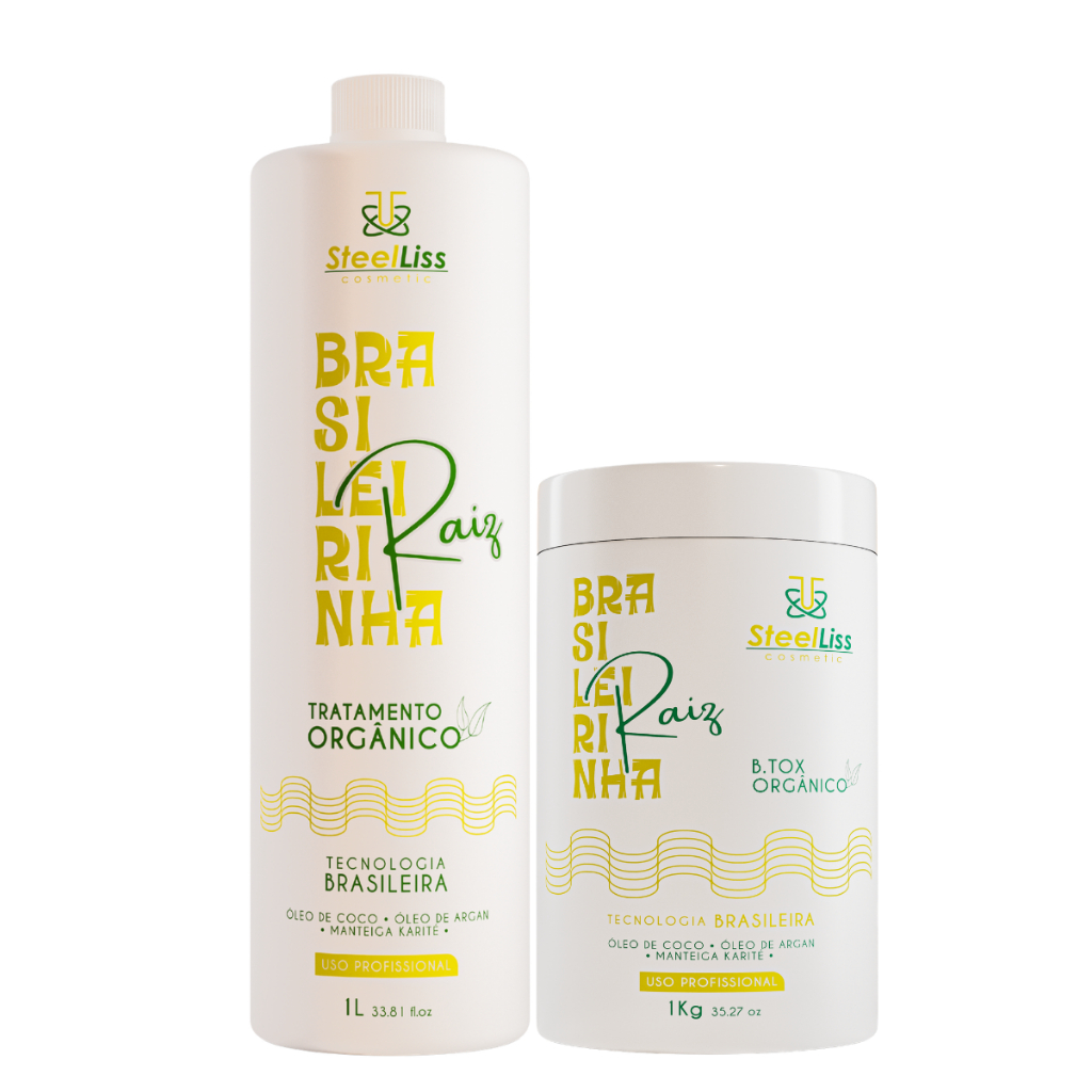 Progressiva + Btox Brasileirinha Raiz Orgânica Sem Formol