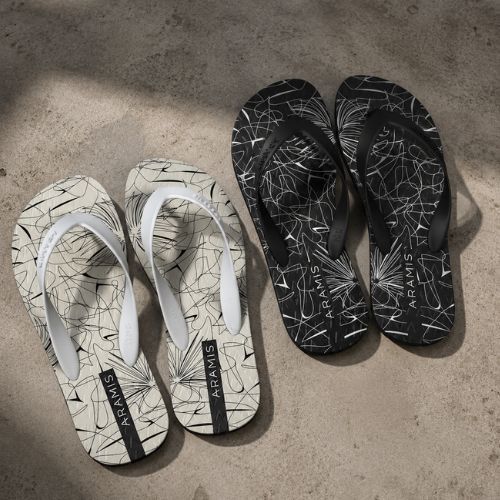 Chinelo Masculino Aramis Tracos 2 Casual Design Minimalista Leve