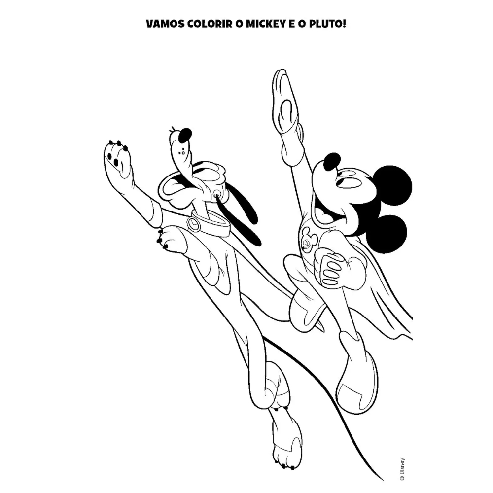 Colorir Atividades Educativas Disney - A Casa do Mickey Mouse · foto 2