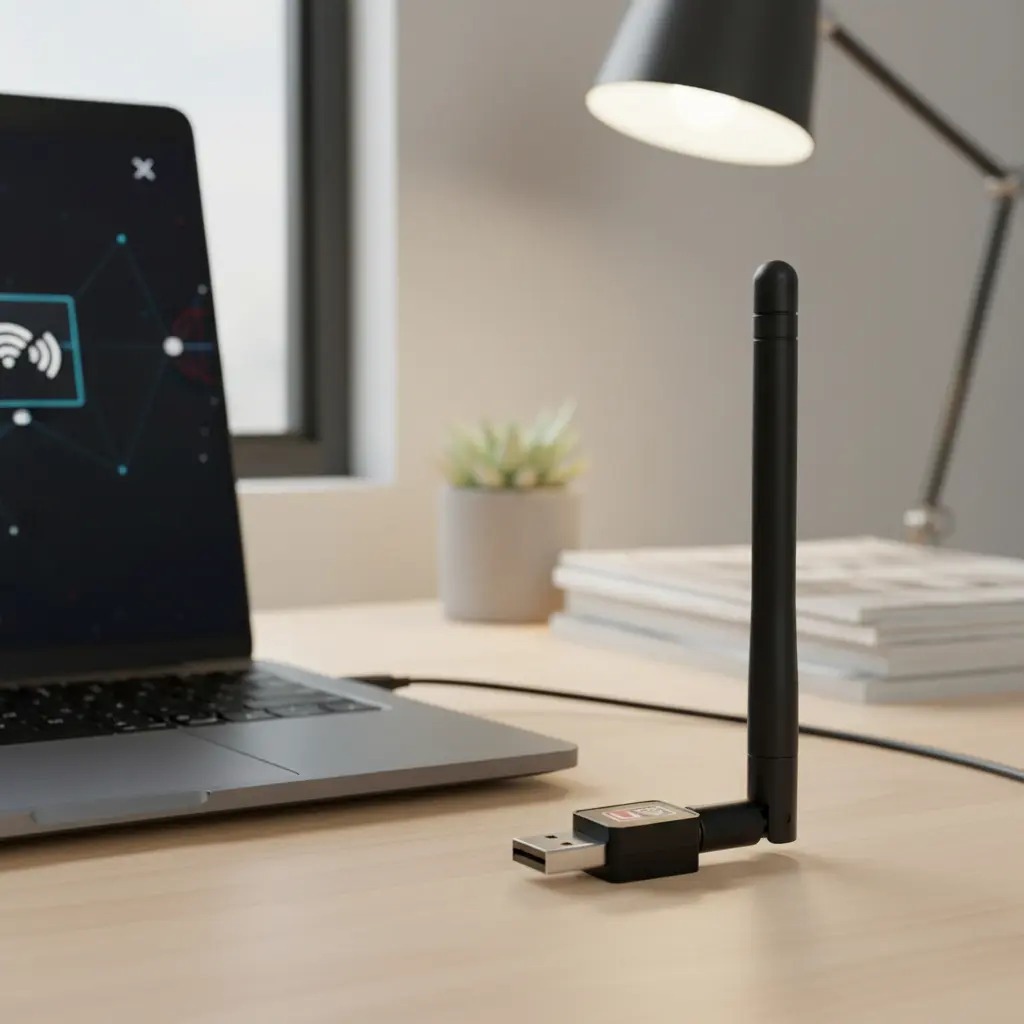 Antena Wifi para PC Computador Receptor Wireless Direcional alta performance para internet estável 12dbi