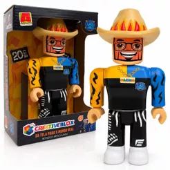 Boneco Luan Clash War 20cm Oficial Articulado CreativeBlox Gamer Youtuber Blox Royale