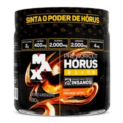 Pré Treino Hórus Elite 390g com 400mg de Cafeína - Max Titanium