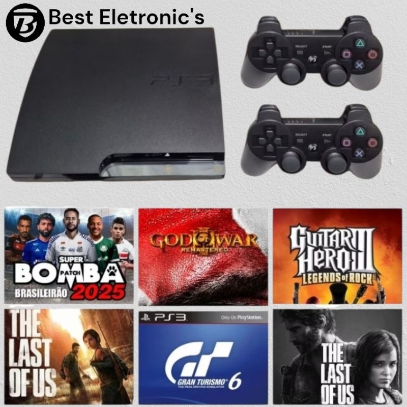 PS3 Completo lotado de jogos - Playstation 3 completo - Playstation 3 Desbloqueado - Ps3 destravado
