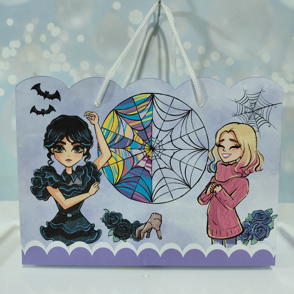 SACOLINHA G PERSONALIZADA  TEMA WANDINHA  (PEGUE E MONTE)  PARA FESTA LEMBRANCINHA  ANIVERSÁRIO