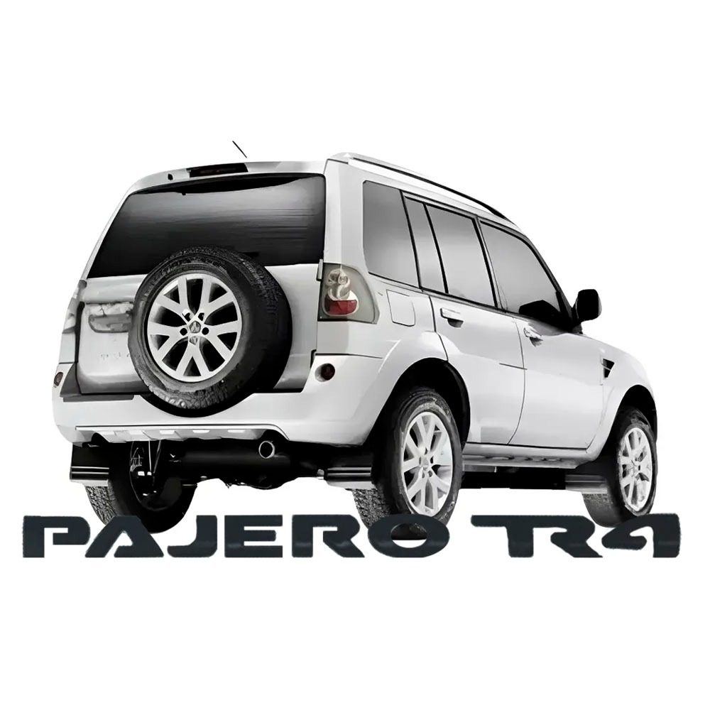 Emblema Pajero Tr4 Porta Malas Black Piano - 1 Und