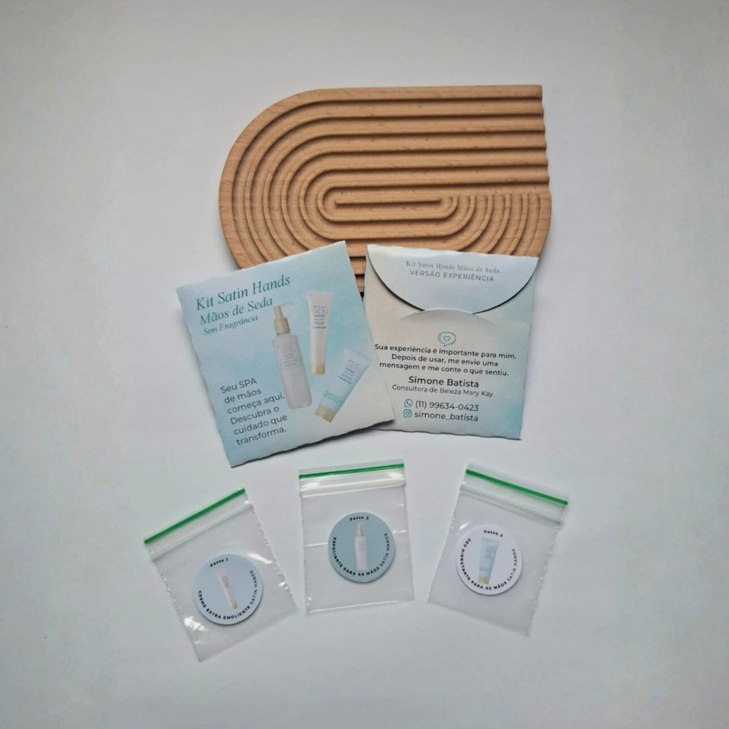 Envelope para Kit Mary Kay com Saquinho Zip (Somente Embalagem)
