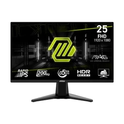 Monitor Gamer MSI MAG 255F E20, 24.5'', Full HD, 200Hz, 0.5ms - 9S6-3BC21M-046