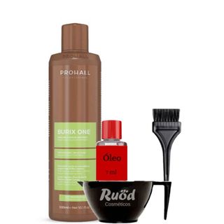 KIT BURIX ONE 300ML MÁSCARA DE TRATAMENTO ANTIFRIZZ PROHALL
