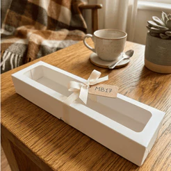 Embalagem MB17 nas Cores Branco | Kraft e Laminado Colorido - Medidas: 23x05x3,5cm - Pacote com 10 unidades