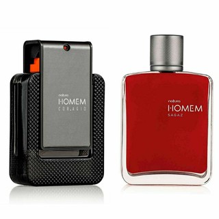 Combo Deo Parfum Masculino Homem Cor.agio 100ml + Perfume Homem Sagaz 100ml Natura