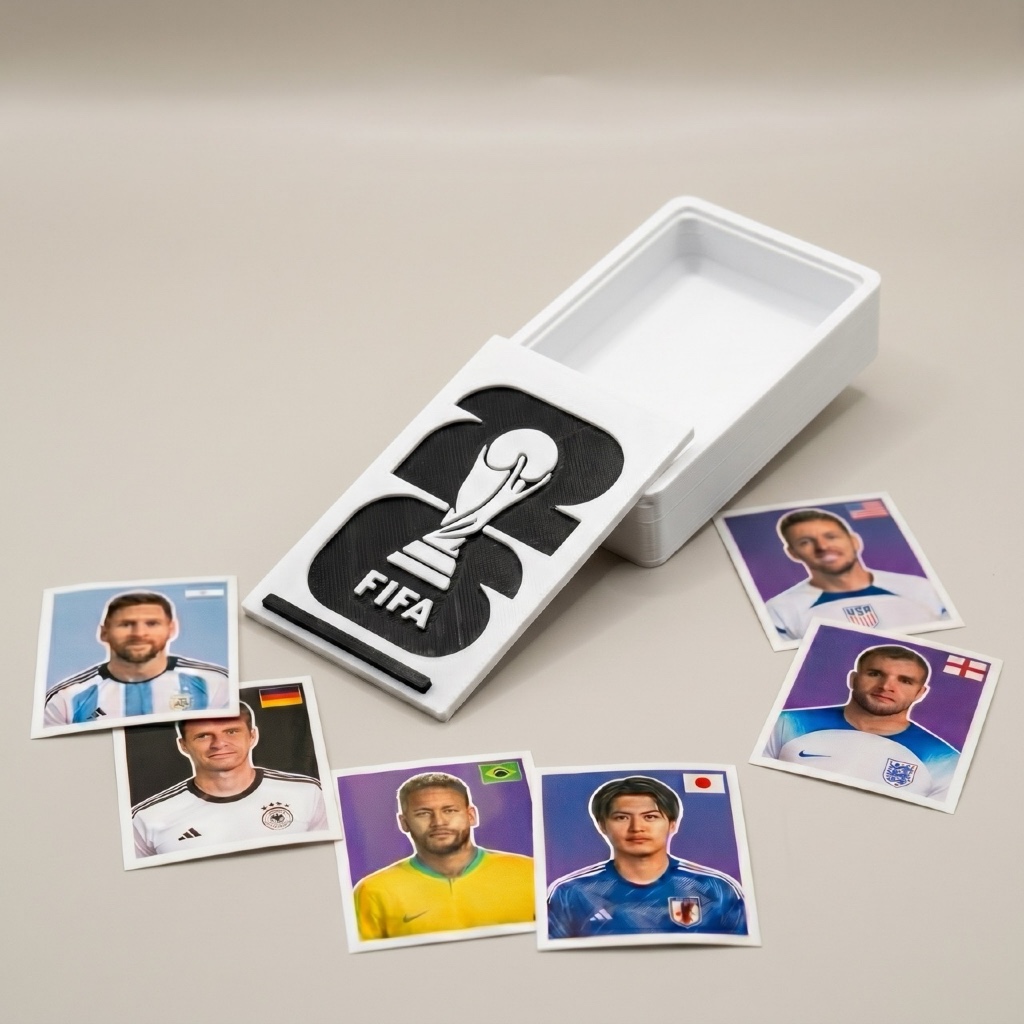 Porta Figurinhas Album da Copa do Mundo 2026 Para 100 Figurinhas - Estojo de Figurinhas da Copa