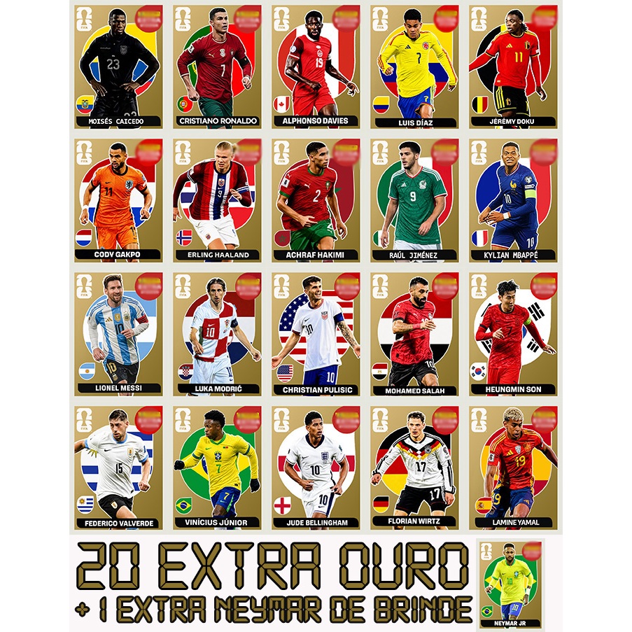 CHEGARAM AS FIGURINHAS DA COPA DO MUNDO 2026