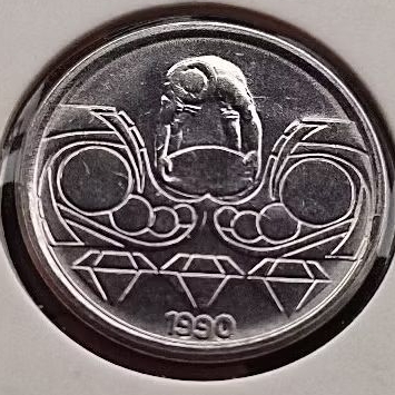 Moeda 10 Centavos de Cruzeiro 1990 - Brasil